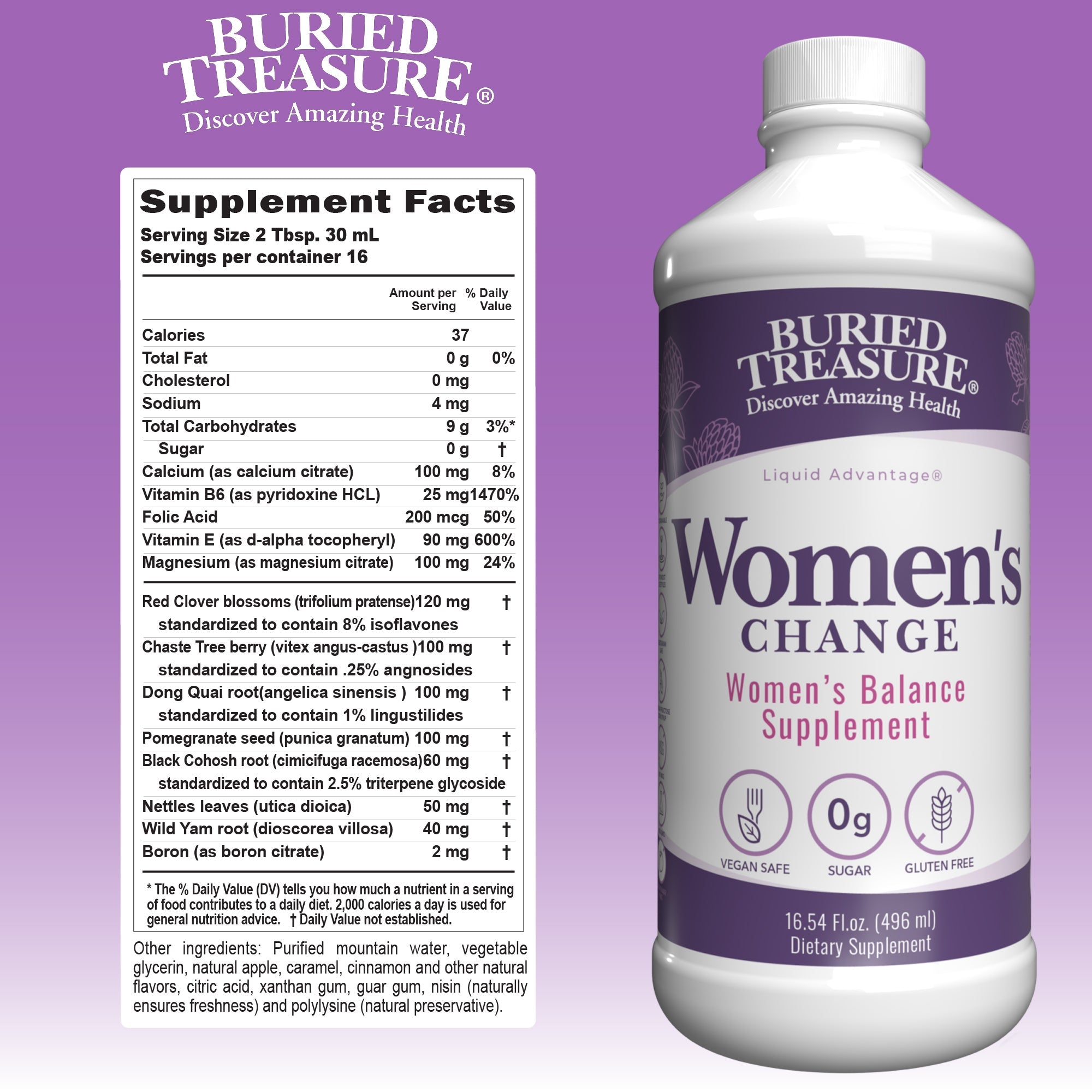 Women's Change – Herbal Blend Supplement, 16 Servings